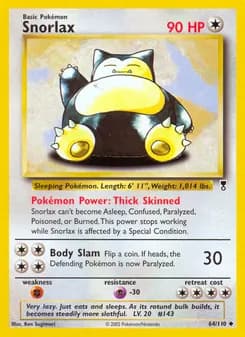 Snorlax — Legendary Collection — Uncommon