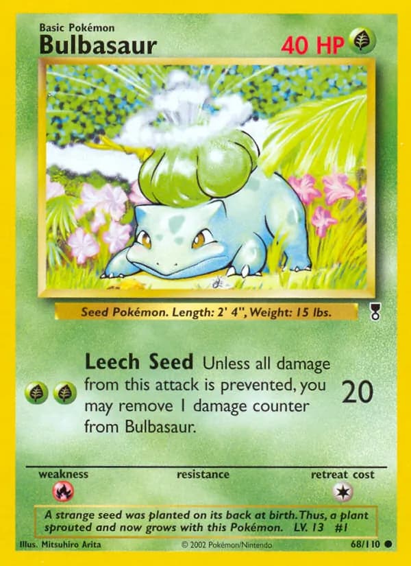 Bulbasaur — Legendary Collection, Common