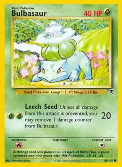 Bulbasaur — Legendary Collection — Common