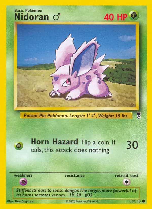 Nidoran♂ — Legendary Collection, Common