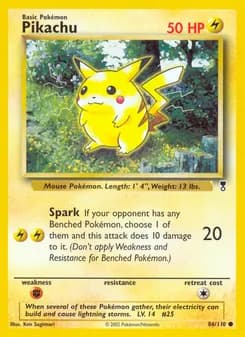 Pikachu — Legendary Collection — Common