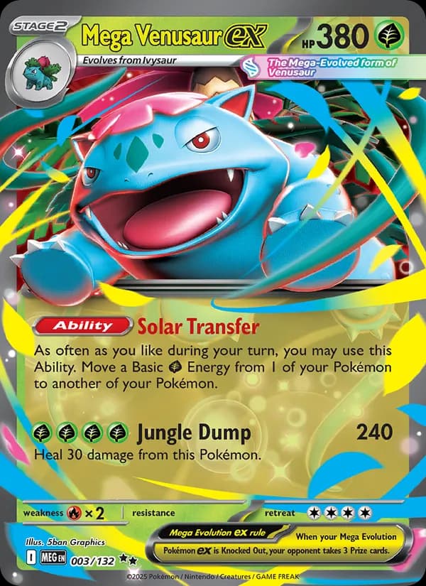 Mega Venusaur ex — Mega Evolution, Double rare