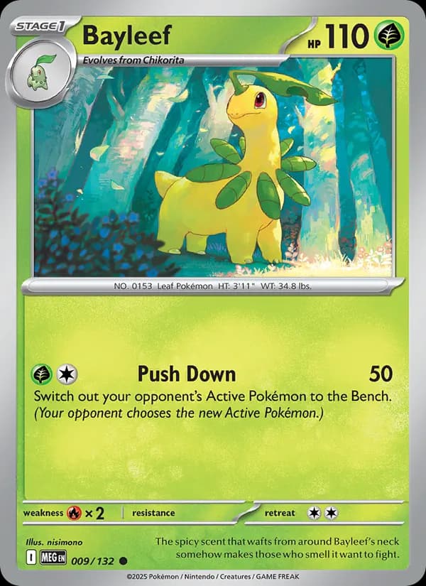 Bayleef — Mega Evolution, Common