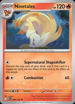 Ninetales — Mega Evolution — Uncommon