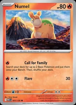 Numel — Mega Evolution — Common