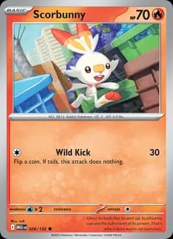 Scorbunny — Mega Evolution — Common