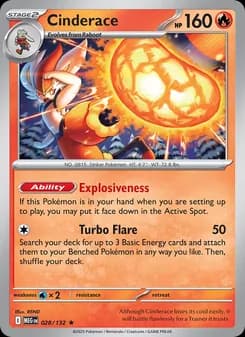 Cinderace — Mega Evolution — Rare