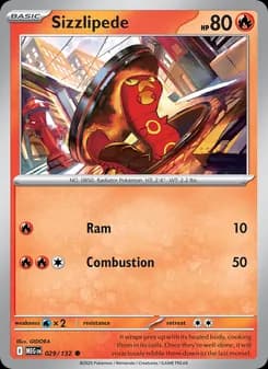 Sizzlipede — Mega Evolution — Common