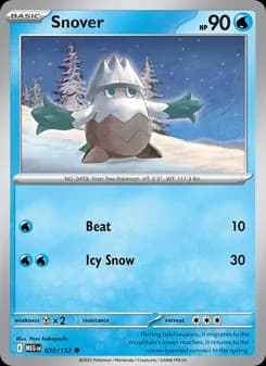 Snover — Mega Evolution — Common