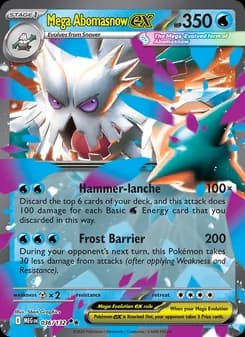 Mega Abomasnow ex — Mega Evolution — Double rare