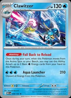 Clawitzer — Mega Evolution — Rare