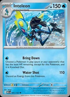 Inteleon — Mega Evolution — Uncommon