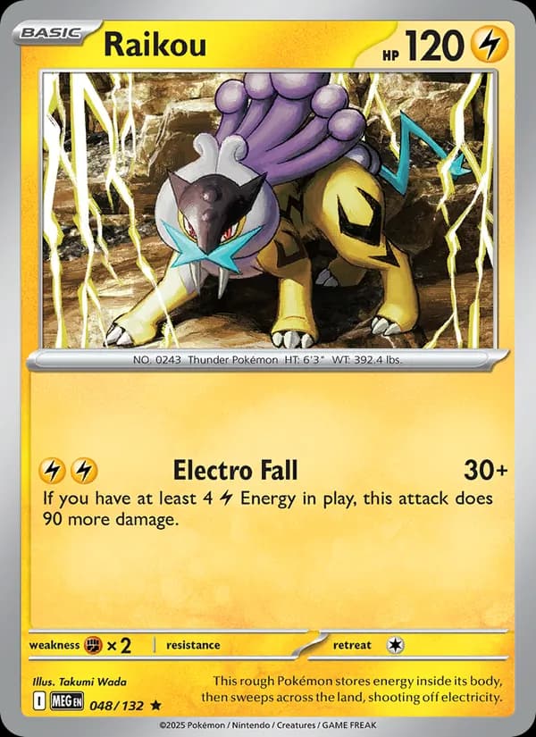 Raikou — Mega Evolution, Rare
