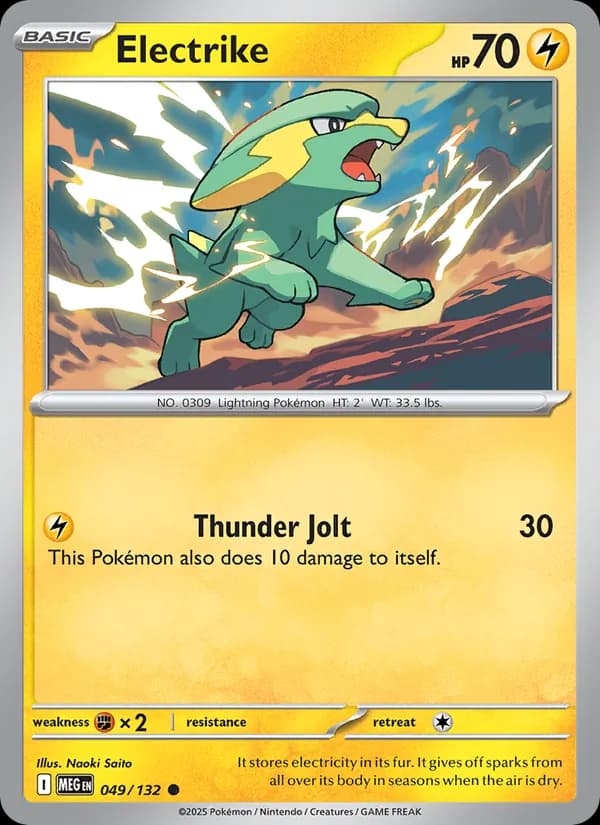 Electrike — Mega Evolution, Common