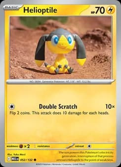 Helioptile — Mega Evolution — Common
