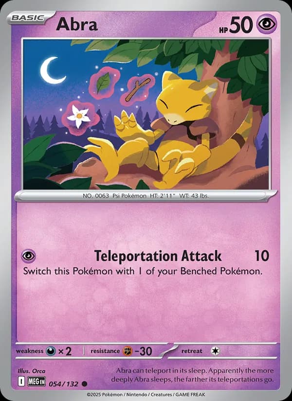 Abra — Mega Evolution, Common