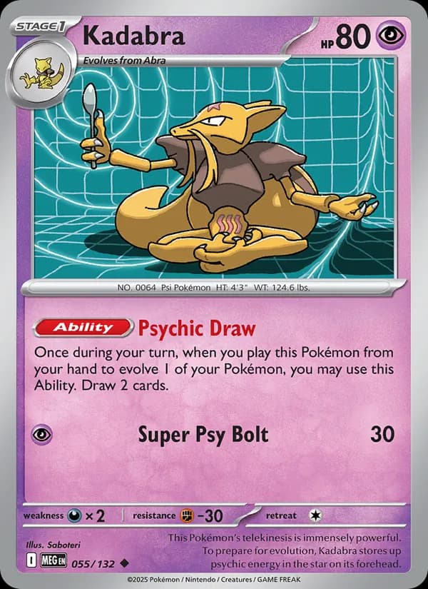 Kadabra — Mega Evolution, Uncommon