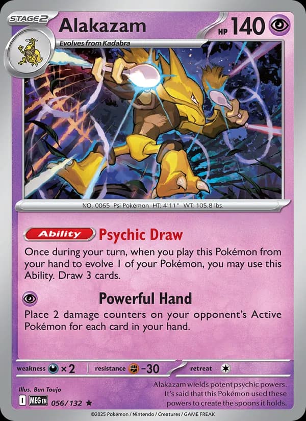 Alakazam — Mega Evolution, Rare