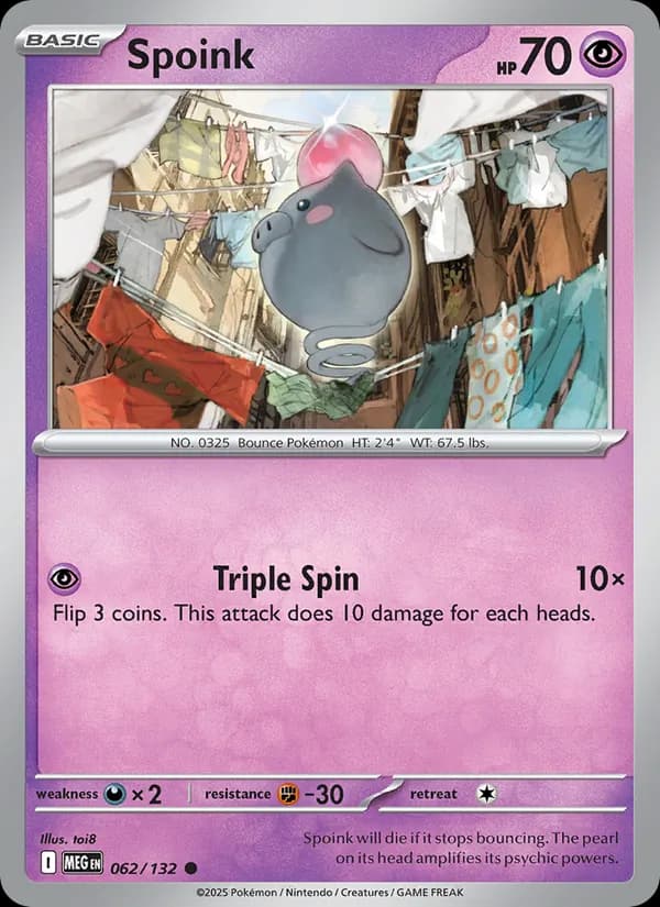 Spoink — Mega Evolution, Common