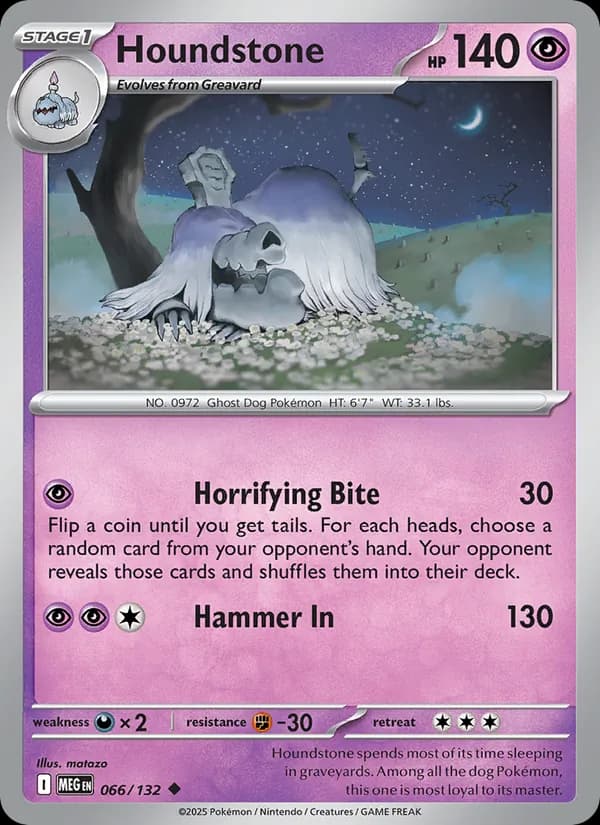 Houndstone — Mega Evolution, Uncommon