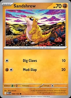 Sandshrew — Mega Evolution — Common
