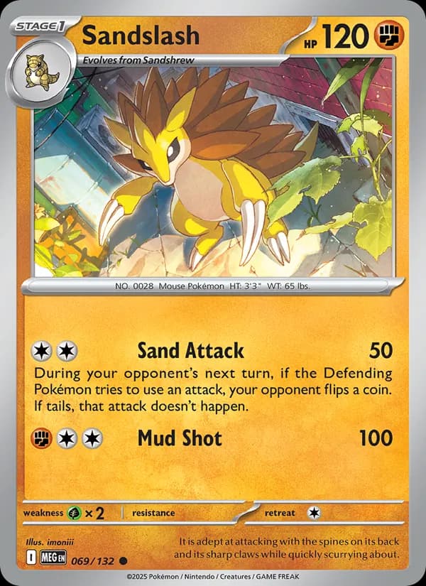 Sandslash — Mega Evolution, Common