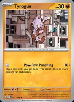 Tyrogue — Mega Evolution — Common