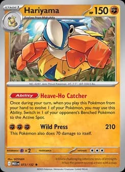 Hariyama — Mega Evolution — Rare