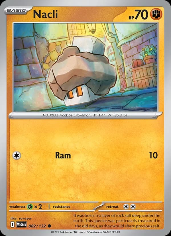 Nacli — Mega Evolution, Common