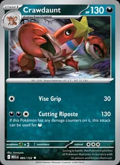 Crawdaunt — Mega Evolution — Uncommon