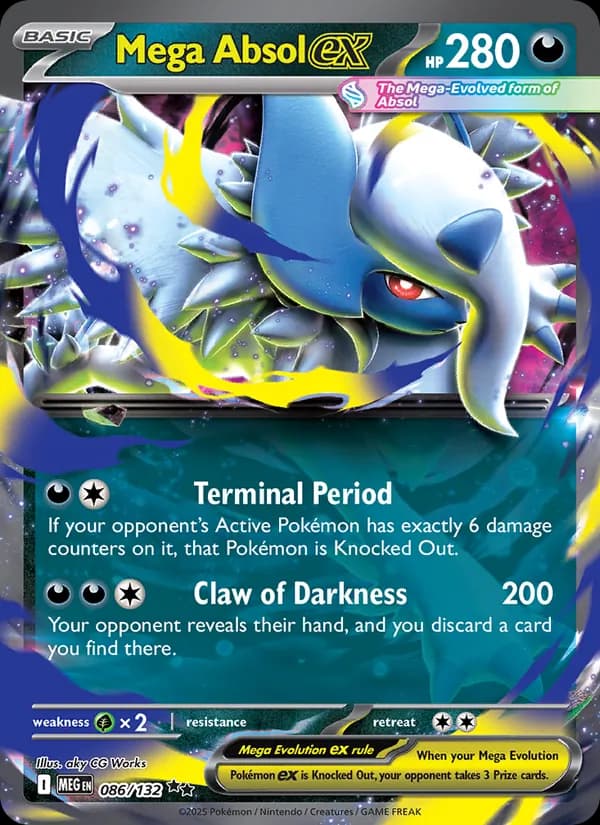 Mega Absol ex — Mega Evolution, Double rare