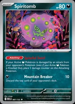 Spiritomb — Mega Evolution — Uncommon