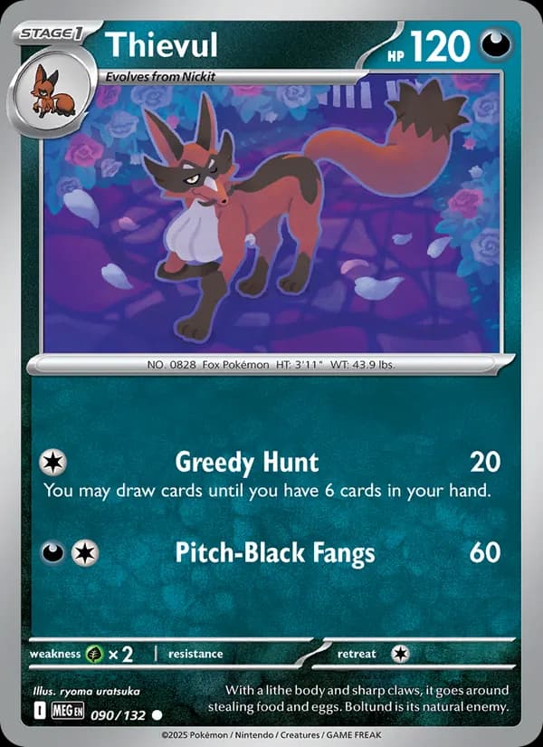 Thievul — Mega Evolution, Common