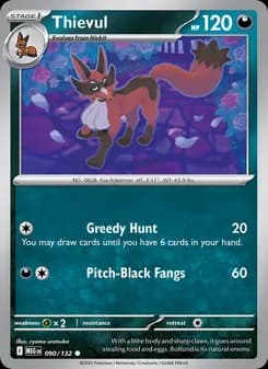 Thievul — Mega Evolution — Common