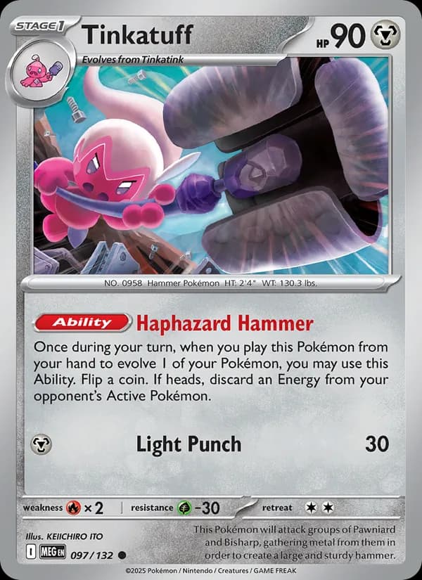 Tinkatuff — Mega Evolution, Common