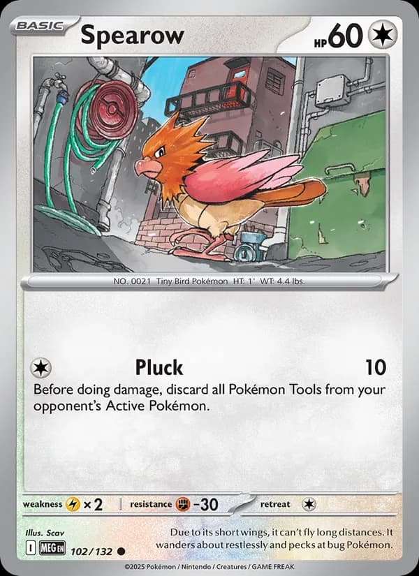 Spearow — Mega Evolution, Common