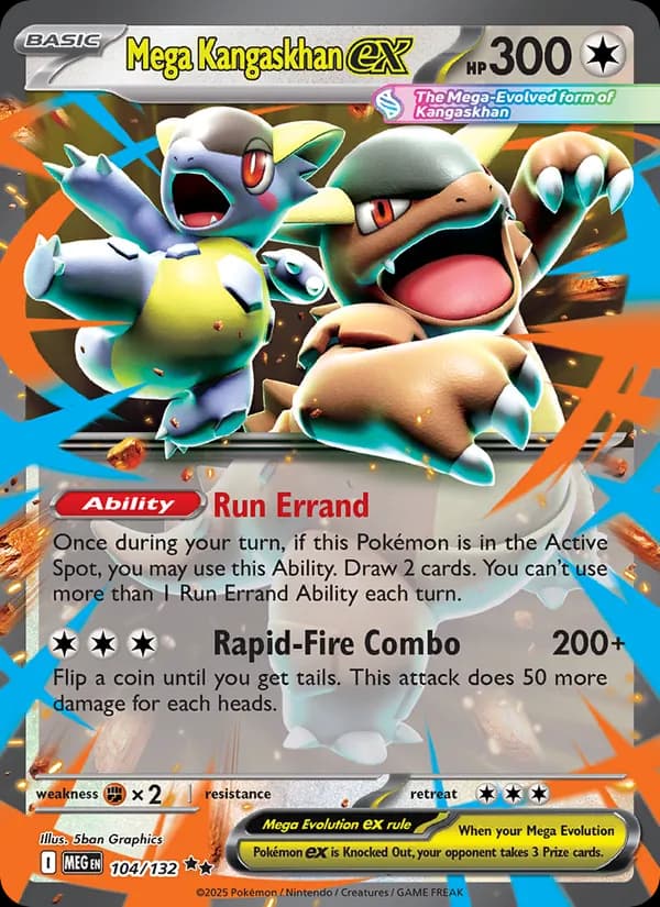 Mega Kangaskhan ex — Mega Evolution, Double rare