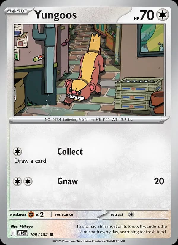 Yungoos — Mega Evolution, Common