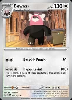 Bewear — Mega Evolution — Common