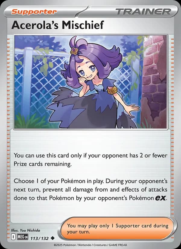 Acerola's Mischief — Mega Evolution, Uncommon