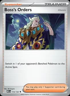 Boss's Orders — Mega Evolution — Uncommon
