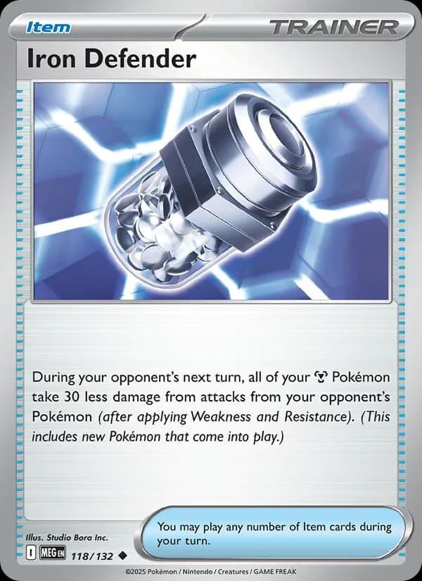 Iron Defender — Mega Evolution, Uncommon