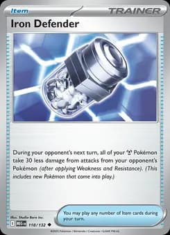 Iron Defender — Mega Evolution — Uncommon