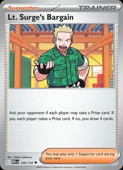 Lt. Surge's Bargain — Mega Evolution — Uncommon