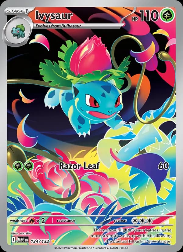 Ivysaur — Mega Evolution, Illustration rare