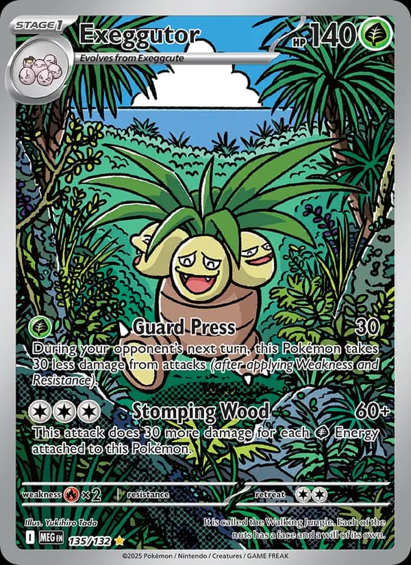 Exeggutor — Mega Evolution, Illustration rare