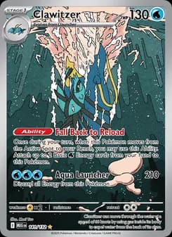 Clawitzer — Mega Evolution — Illustration rare