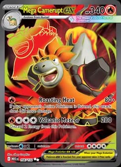 Mega Camerupt ex — Mega Evolution — Ultra Rare