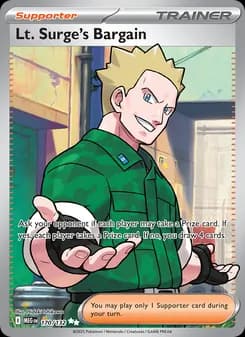 Lt. Surge's Bargain — Mega Evolution — Ultra Rare