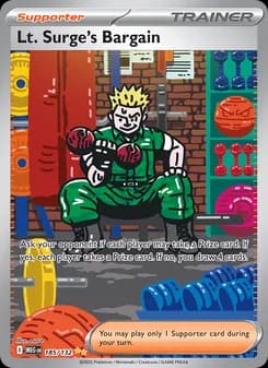 Lt. Surge's Bargain — Mega Evolution — Special illustration rare